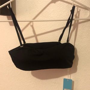 BEACH BUNNY Black bathing suit top